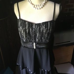 Taboo Black Party Dress, Size 3x